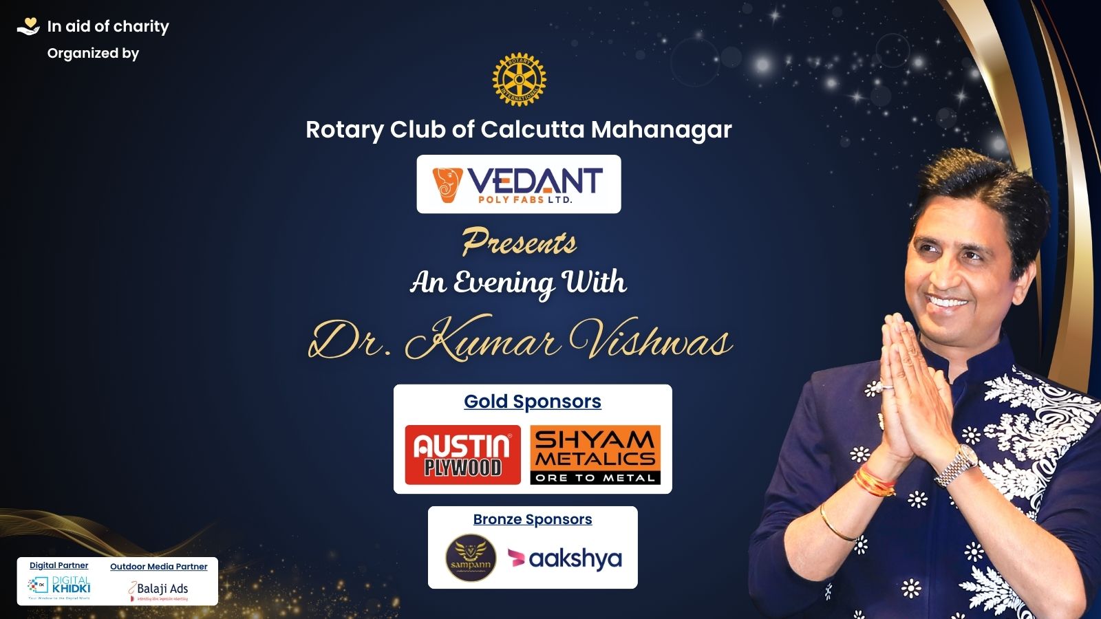 An evening with Dr. Kumar Vishwas